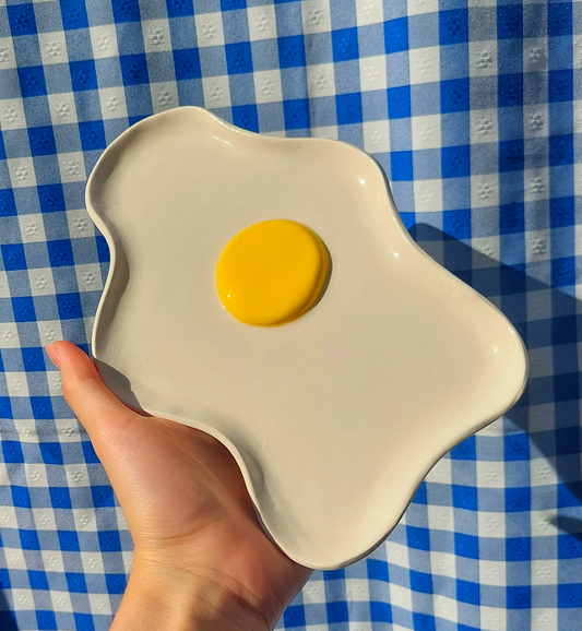 Assiette œuf au plat