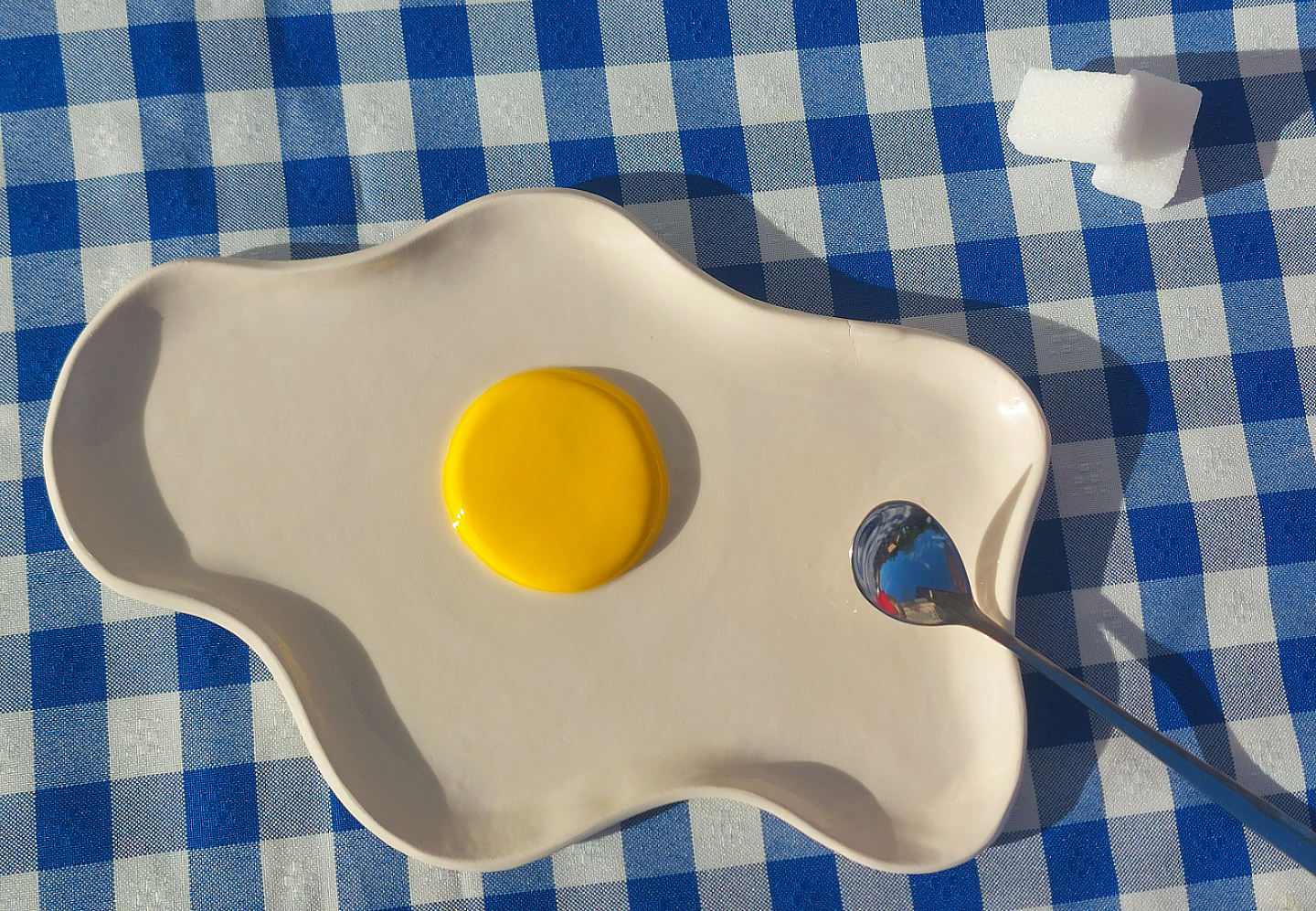 Assiette œuf au plat